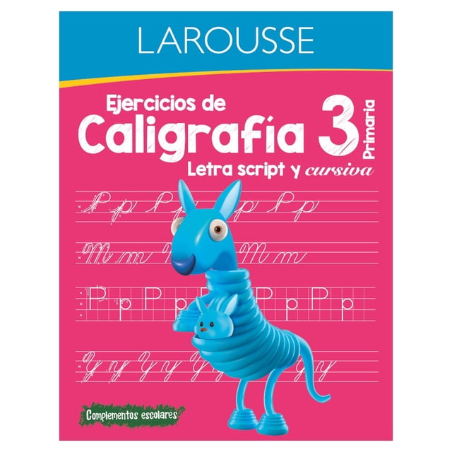 Ejercicios de Caligrafía 3° de primaria, Ediciones Larousse, Paraescolares, Escritura, Edición 1