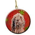 thumbnail image 1 of Carolines Treasures SC9757CO1 Otterhound Flocons de Neige Rouges Ornement en Céramique de Vacances, 1 of 2