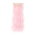 thumbnail image 3 of LELINTA Women 24" Long Curly Full Head Clip in Synthetic Hair Extentions 8 Piece 18 Clips Black Brown Blonde, 3 of 5