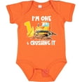 thumbnail image 3 of Inktastic I'm 1 and Crushing It Construction 1st Birthday Boys or Girls Baby Bodysuit, 3 of 5