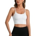 thumbnail image 4 of INSPIRE CHIC Women's Camisole Built-in Bra Padded Workout Basic Invisible Tank Top S White, 4 of 4