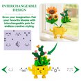 WIDELAND 6 Pack Flower Building Set - Botanicals Happy Plants ...