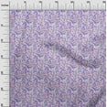 thumbnail image 3 of oneOone Polyester Spandex Purple Fabric Floral Sewing Craft Projects Fabric Prints By Yard 56 Inch Wide, 3 of 4