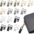 thumbnail image 1 of Paquete de 30 tiradores de cremallera de repuesto, cabezal de cremallera desmontable, tiradores de cremallera de metal, extensor, kit de reparación para zapatos, equipaje, maletas, bolsa, ropa, m, 1 of 5