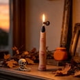 thumbnail image 5 of AHGQT Gothic Halloween Dinner Candle Set, Mini Skull Pumpkin Stacked & Witch Finger Spooky Candles, Festive Party Decor, Basket Stuffers & Fall Holiday Gifts, Velvet Rose Fragrance, 5 of 9