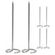 thumbnail image 1 of 6 brochetas verticales de acero inoxidable para barbacoa., 1 of 6
