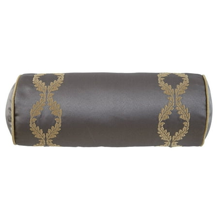 Waterford Walton Bronze Decorative Bolster Pillow By Waterford