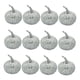 thumbnail image 1 of 12 piezas de calabaza artificial de otoño, modelos de calabaza , decoración rústica de calabaza para Acción de Gracias, de otoño, plata BLESIY Mini Calabaza De Espuma, 1 of 8