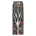 thumbnail image 4 of WWE Men's Pajama Pants Soft Sleepwear Loung Pants for Men Pj Bottoms with Drawstring & Pockets, 4 of 7