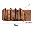 thumbnail image 2 of Roll Up Detachable Toiletry Hanging Travel Make up Organizer Bags Folding Cosmetic Travel Bags for Women Travel Bag - yellow, 2 of 5
