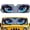 Blue Eyes, variant on XYZCANDO Cartoon Eyes Windshield Sun Shade Front Window Sun Shade Sun Visor Protector for 2007-2018 Jeep Wrangler JK JKU & 1997-2006 Jeep Wrangler TJ LJ 51.57 in *16.14 in