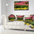 thumbnail image 4 of Designart 12" x 20" Red Polyester Throw Pillow, 4 of 5