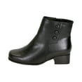 thumbnail image 3 of PEERAGE Page Women's Wide Width Leather Dress Booties, 3 of 7