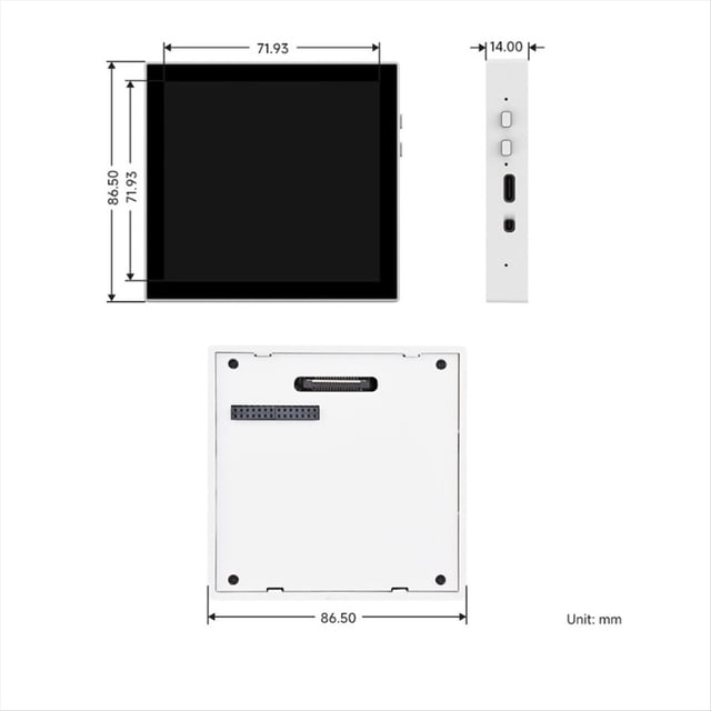 ESP32-P4 Smart 86 Box Development Board, RISC-V 32-Bit Processor 4 Inch Touchscreen Module Supports AI WiFi6 Bluetooth