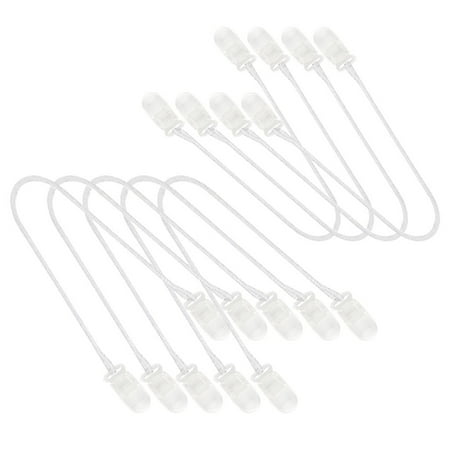 

Huaai Home Textile Storage Durable Firm Clip Camisole Stabilizer 18 Clip 9 Elastic Rope Adjustable Clear