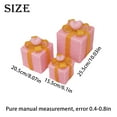 thumbnail image 3 of CISIL & Christmas Lighted Gift Boxes: Set of 3 Light Up Presents Christmas Decoration for Indoor Xmas Tree Outdoor Yard Holiday, Battery Operated Gift Boxes Pink heart, 3 of 8