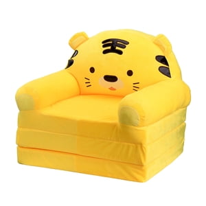 2?in?1 Foldable Sofa for Kids Lovely Futon Sofa Children Couch Room Decoration