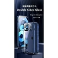 thumbnail image 3 of IBAOLEA Magnetic Case with Safety Lock for iPhone 11 Pro Double-Sided Glass 360° Full Body Cover Built-in Camera Lens Protector Lockable Bumper Case (11Pro, Blue) Blue 11Pro, 3 of 7