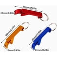 thumbnail image 2 of 3-pack bottle opener keychain, bottle opener key ring, mini bottle opener key for daily use and gifts, 2 of 5