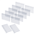 500Pcs Clear Plastic Label Holders for Wire Shelf Retail Price Label