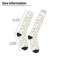 thumbnail image 5 of Daiia Sports Socks Happy Easter Printed Novelty Crew Socks for Men Women Knee High Socks Cotton Socks Soft & Breathable Support Unisex Socks, 5 of 9