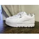 thumbnail image 2 of Size 8.5 - PU & MA Mayze Classic White leather gold tone logo, 2 of 6