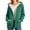 Green, variant on cocolona Womens Zip Up Hoodies Fleece Warm Hooded Sweatshirts Casual Long Sleeve Jacket Winter Fashion Coats with Pockets