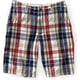 thumbnail image 1 of Aeropostale Shorts chinos informales a cuadros de longitud frontal plana para hombre, rojo, 36, 1 of 1