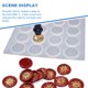 thumbnail image 2 of GOOHOCHY Molde de sello de sello de cera Molde de silicona 16-cavidad Cera de sellado de cera herramienta auxiliar, 2 of 7
