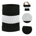 thumbnail image 3 of Unique Bargains 1 Pc Perspiration-wicking Wrist Sweatbands Breathable Sweatbands Wristband Cycling Black White, 3 of 6