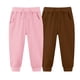 thumbnail image 1 of Odeerbi 2-7 Años Niños Niñas 2 Pcs Pantalones de Deporte Deportivo Entrenamiento Pantalones de Jogger de Verano Joggers de Color Sólido, 1 of 3