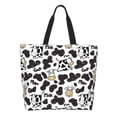 thumbnail image 1 of Easygdp Cow Bolsas Tote para Mujer, Bolsos de Hombro para Viaje, Bolsos de Mano de Gran Capacidad para Compras y Trabajo, 1 of 8