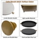 thumbnail image 4 of Juego de 7 soportes de metal para tartas, soporte redondo de 3 niveles, para cupcakes, bandeja de servir para fiestas, bodas, cumpleaños, baby shower, aniversario, 4 of 9