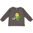 thumbnail image 3 of Inktastic Monarch butterfly caterpillar- cute baby insect Boys or Girls Long Sleeve Toddler T-Shirt, 3 of 5