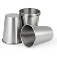thumbnail image 2 of 5Pcs Premium 304 Stainless Steel Cups, Stackable Drinking Cups , Shatterproof Metal Cups, 2 of 4