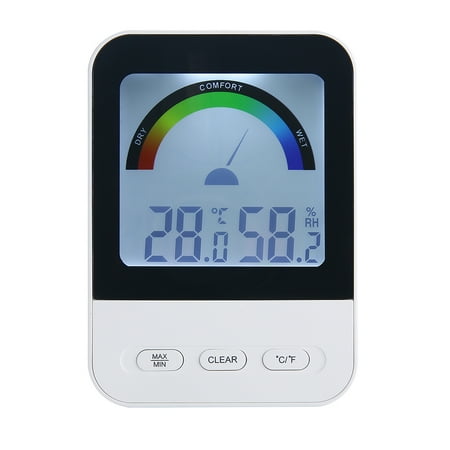 

Hi.FANCY Digital Electronic Thermometer Household Indoor Hygrometer LCD Backlight Thermometer Indoor Humidity Meter LCD Temperature Meter