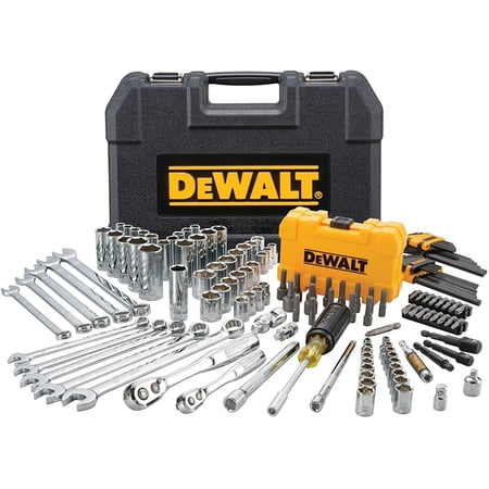 uniidea Mechanics Tools Kit and Socket Set 142-Piece 1/4 & 3/8" Drive MM/SAE (DWMT73802)