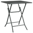 thumbnail image 3 of vidaXL Table de Jardin 60x60x72 cm Maille Métallique Expansée Anthracite, 3 of 5