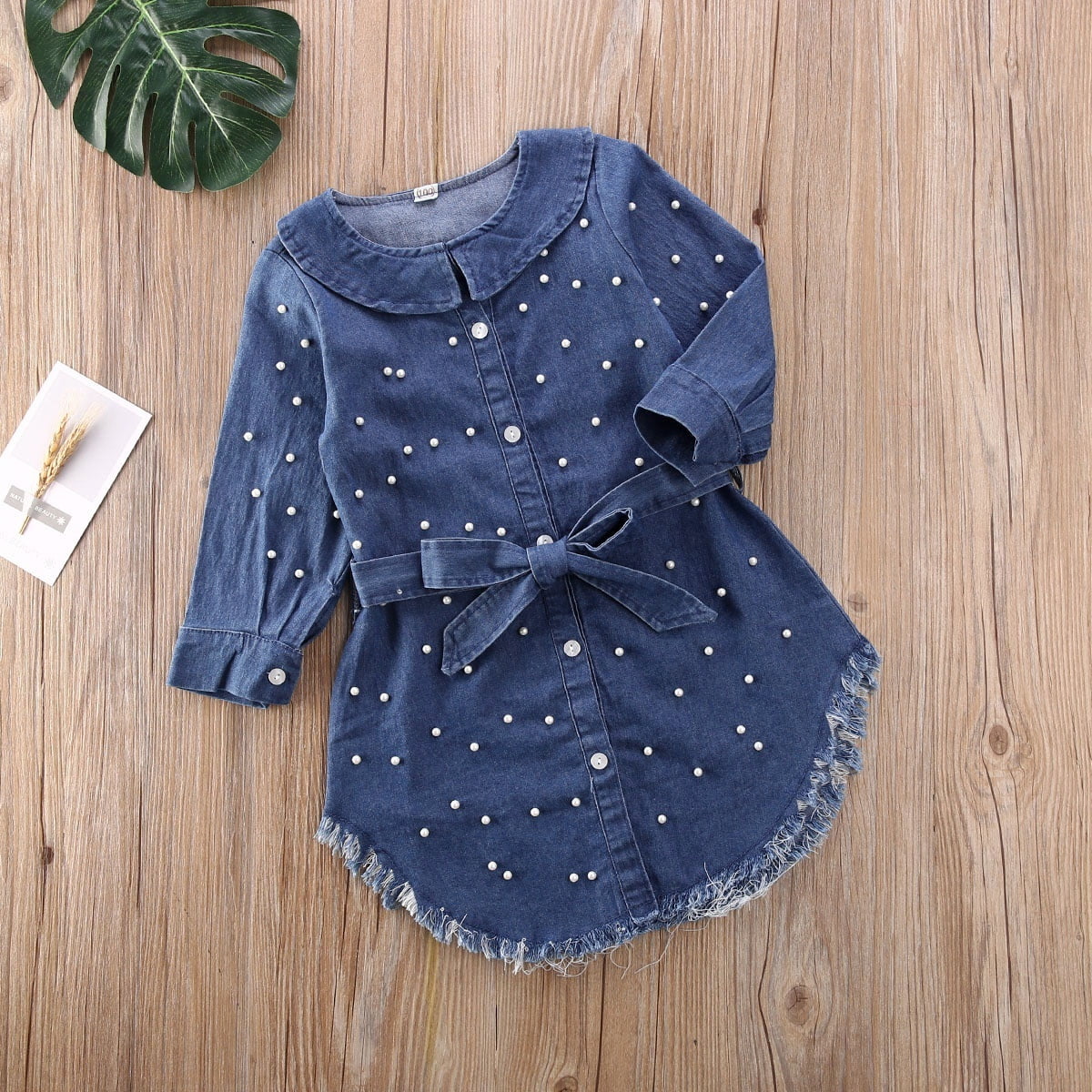 jeans frock girl