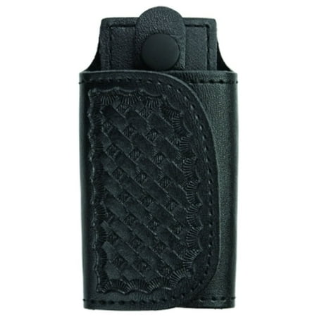 Hero's Pride AirTek Silent Key Holder - Basket Weave Finish Black Snap