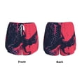 thumbnail image 3 of Salouo Rock Skull Guitarist Print Women's 2 in 1 Running Shorts Double-Layer Shorts Athletic Workout Gym Yoga Shorts Running Shorts for Women-Small, 3 of 7