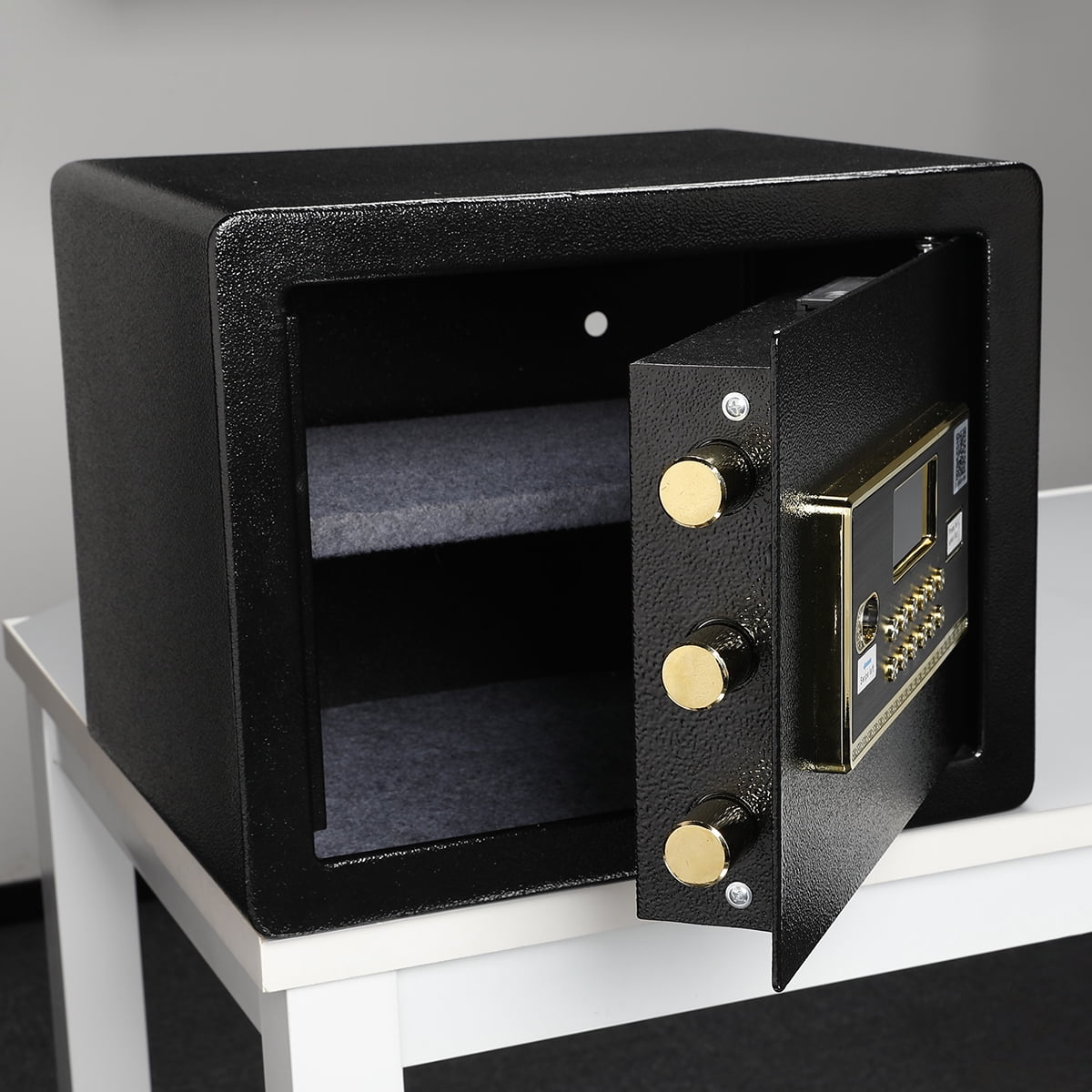 ZLHSAFE 2.5 Cuft Safe Box for Home, Electronic Safe with Fireproof Bag, Safe with Digital Keypad & Adjustable Shelf(Black)