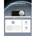 thumbnail image 7 of ELEGRP WiFi Smart Rotary Traic Dimmer with 1.8 inch TFT Display Screen, Single Pole, Needs Neutral Wire, 2.4GHz Wi-Fi, Compatible with Alexa and Google Home, No Hub Required, UL Listed, 1 Pack, White, 7 of 7