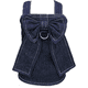 thumbnail image 1 of Dinheiro Vestidos para perros pequeños Ropa de niña Vestido de mezclilla para perros Faldas para cachorros Vestido de mezclilla con lazo de verano para perros, 1 of 8