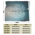 thumbnail image 3 of Kll Fleece Blanket Plush Throw Blanket Winter Rabbit,Soft Fuzzy Cozy Flannel Blanket For Couch Sofa Bed.(80"X60"), 3 of 9