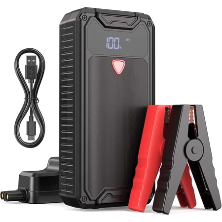 4000A Battery Jumper Starter Portable, USB C Car Battery Pack Jump Starter Box for Car, 26800mAh Battery Booster Jump Start Power Bank Car Battery Jumper Starter Portable