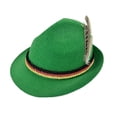 thumbnail image 4 of QSAWXQZ Unisex Bavarian Oktoberfest Hat Wide Brim Fedora Cap for Beer Festival Free Size, 4 of 8