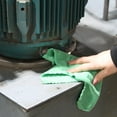 thumbnail image 3 of Arkwright Smart Rags Box of 50 Microfiber Cleaning Cloths, 12 x 12, Green, 3 of 11