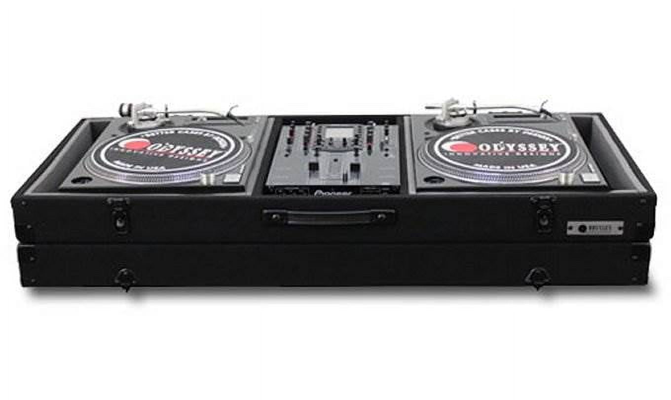 Odyssey Cases CBM10E New Econo Carpeted Battle Mode Turntable Console Black