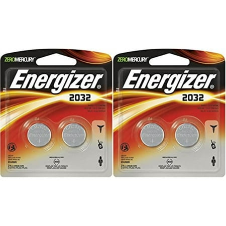 UPC 608938148919 product image for Energizer Watch/Electronic Batteries, 3 Volts, 2032, 4 (2x2) Batteries (Lithium  | upcitemdb.com